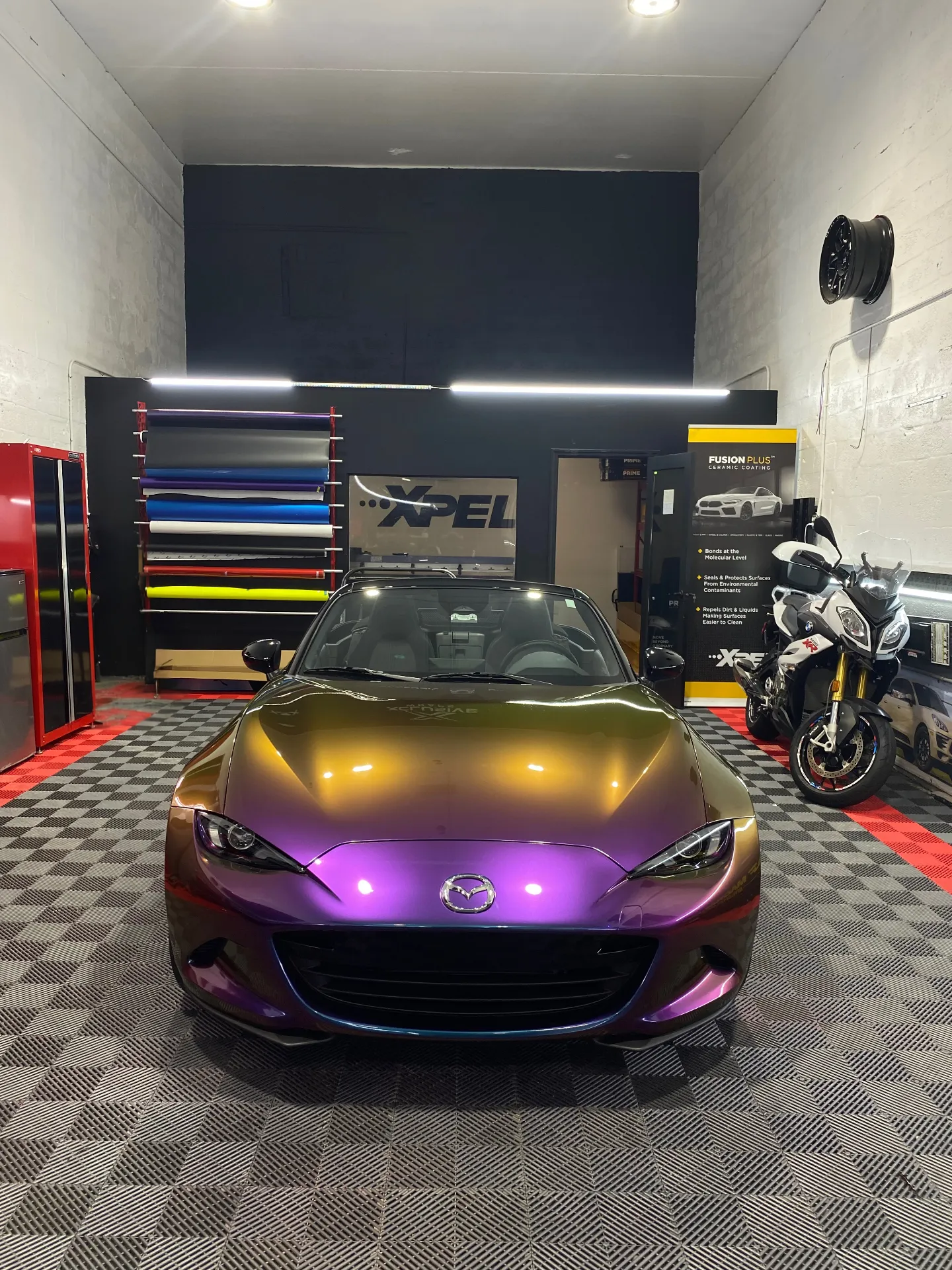 Mazda Miata wrapped